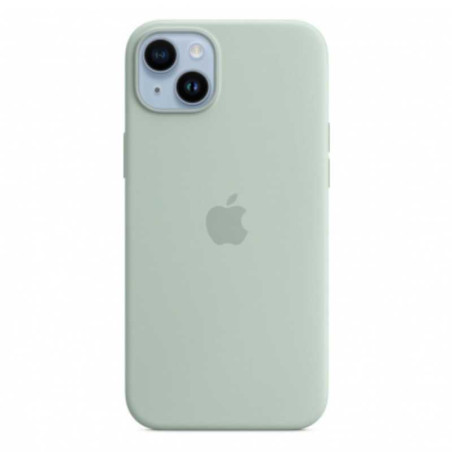Coque en Silicone avec MagSafe iPhone 14 Plus Vert (Apple) —
