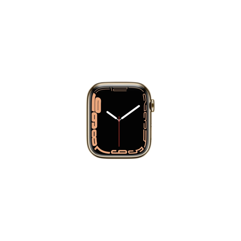 Apple Watch Series 7 Cellulaire 45mm Aluminium Lumière Stellaire (Sans Bracelet et Accessoires) - Grade AB