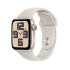 Apple Watch Series SE Cellulaire 40mm Aluminium Lumière Stellaire avec