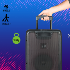 Enceinte Bluetooth NGS Wild Rave 2 avec microphone 300W - Noir — NGS · Smarty Paris 18e