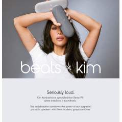 Enceinte Bluetooth Portable 24H/IP67 Beats Pill x Kim Kardashian USB-C - MAX44LL/A - Gris Foncé — Beats · Smarty Paris 18e