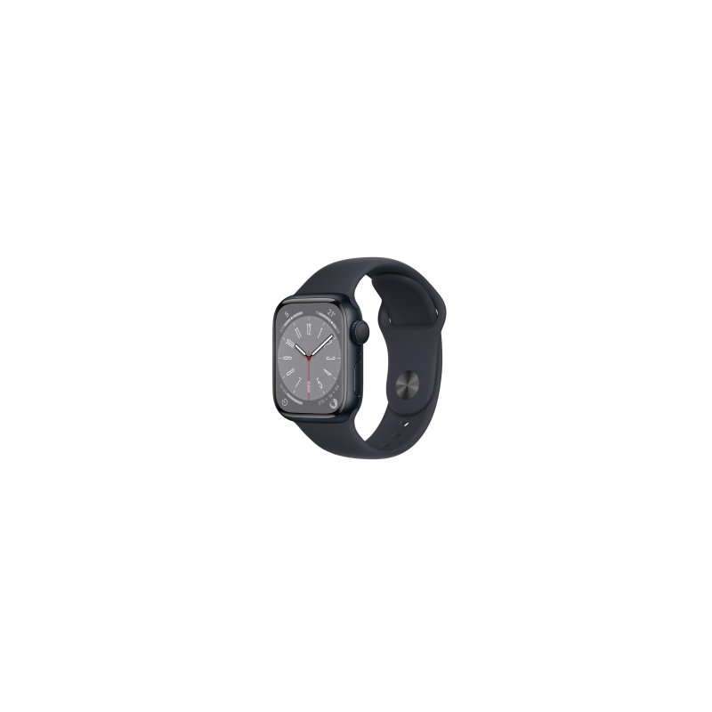 Montre Connectée Apple Watch Series 9 GPS 45mm Minuit Aluminium avec Bracelet - Grade A ()*