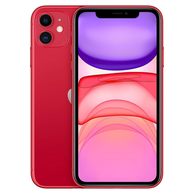 iPhone 11 64 Go Rouge (Écran et Vitre Arrière Cassé) - (TVA Sur Marge)* — Reconditionné Garanti 12 mois · Smarty Paris