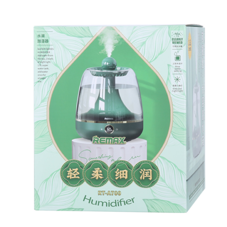 Mini Humidificateur 4000 mAh Remax RT-A700 - Réservoir d'eau de 1.6L - Commande Tactile - Blanc · Smarty Paris