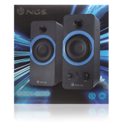 Enceinte NGS GSX-200 Avec Clés USB - 20 W - Noir et Bleu — NGS · Smarty Paris 18e
