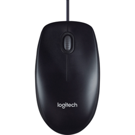 Souris Optique Filaire et USB Logitech B100 - Noir — Logitec