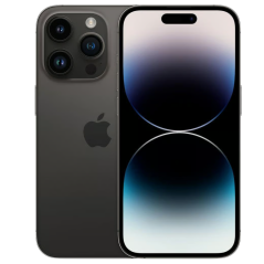 iPhone 14 Pro 128 Go Noir Sidéral - Grade A avec boîte et accessoire — Reconditionné Garanti 12 mois · Smarty Paris