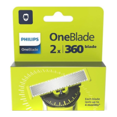 Lames de rechange Philips OneBlade 360 (Pack de 2, QP420/50) - Neuf -
