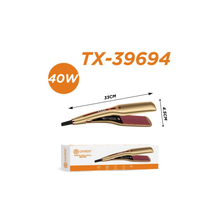 Fer à Lisser & Boucler 2 en 1 à Plaques Larges 40W CIAOBOSI TX-39694 -