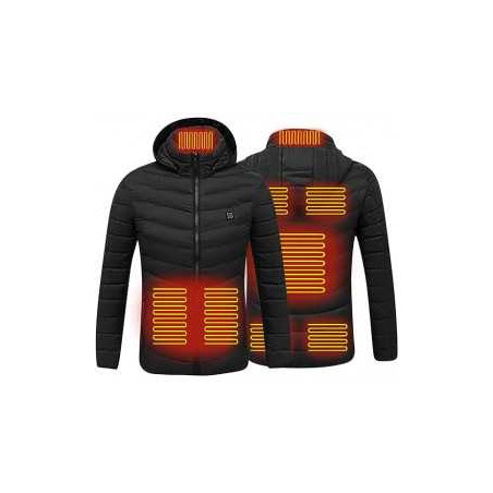 Doudoune avec Manches Long à Chauffage Autonome Rechargeable par USB -