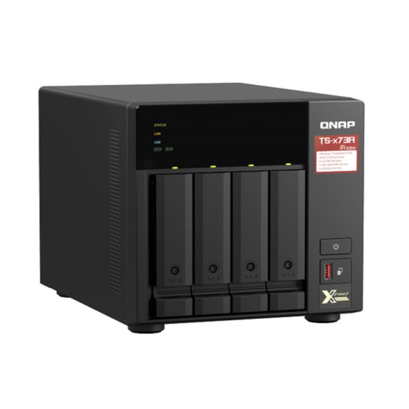 Tower Ethernet/LAN NAS QNAP TS-473A V1500B – Black Tower Ethernet/LAN NAS QNAP TS-473A V1500B – Black
