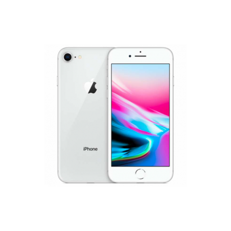 iPhone 8 64 Go Argent - Grade A avec Boîte et accessoires - Smartphone