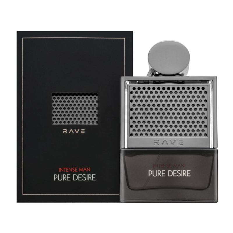Eau de Parfum Lattafa RAVE Pure Desire Intense Man - pour homme - 100ml · Smarty Paris Beauté