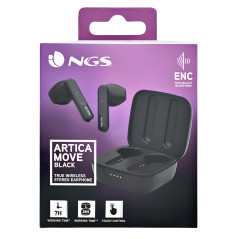 Écouteurs Bluetooth NGS Artica Move Black, Une Paires Intra-Auriculaires - Noir — NGS · Smarty Paris 18e