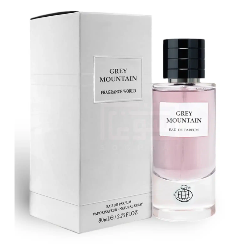 Eau de Parfum Fragrance World Grey Mountain - unisex - 80ml · Smarty Paris Beauté