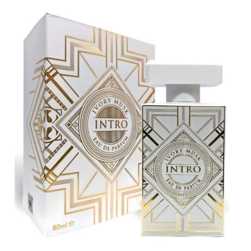 Eau de Parfum Fragrance World Intro Ivory Musk - unisex - 80ml · Smarty Paris Beauté