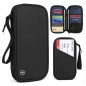 Porte-monnaie porte-cartes RFID multifonction – Noir Porte-monnaie porte-cartes RFID multifonction – Noir