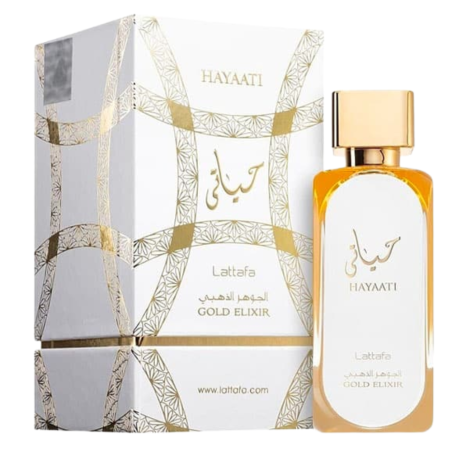 Eau de Parfum Lattafa Hayaati Gold Elixir - unisex - 100ml · Smarty Paris Beauté