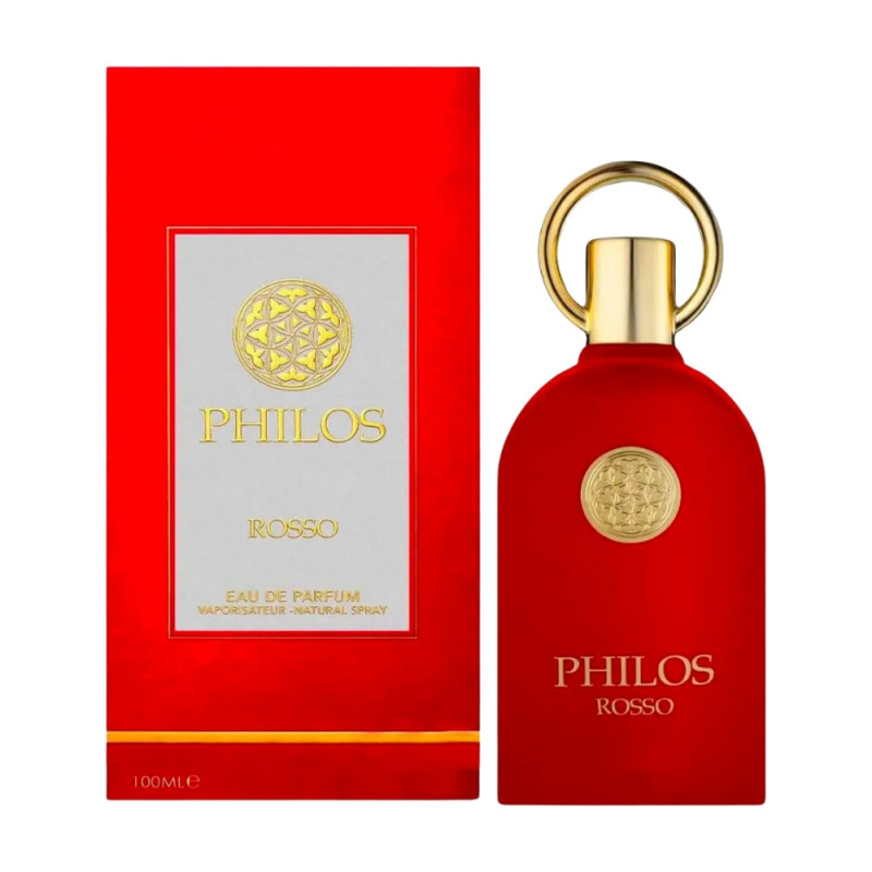 Eau de Parfum Maison Alhambra Philos Rosso - unisex - 100ml · Smarty Paris Beauté