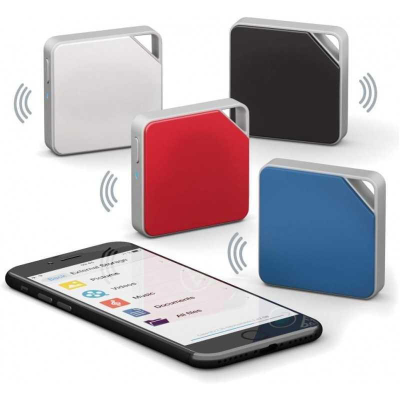 Disque dur portable sans fil Pixika PXK Air Disk 142872 – 32 Go Argent Disque dur portable sans fil Pixika PXK Air Disk 142872 – 32 Go Argent