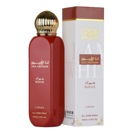 Eau de Parfum Lattafa spray corporel Ana Abiyedh - Rouge - Femme - 150ml · Smarty Paris Beauté