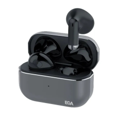Écouteurs sans Fil Stéréo Earbuds Deluxe Metal Design EGA ET03 - Gris — Accessoire · Smarty Paris 18e