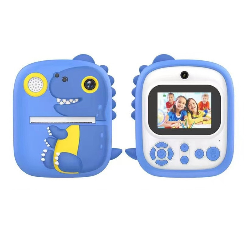Appareil Photo d'Impression Instantanée pour Enfants - 12 Megapixels Photo 1080p Video - Dragon Bleu · Smarty Paris