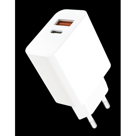 Adaptateur Secteur 20W USB-A + USB-C - D-power J8266 — D-power · Smarty Paris 18e