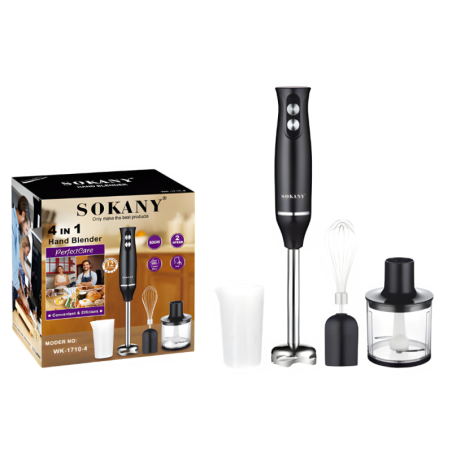 Mixeur Plongeant 4 en 1 Sokany | Smarty Paris 18e