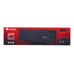 Ensemble Souris et Clavier Multimédia 2.4 GHz sans Fil Français AZERTY - NGS - Noir — NGS · Smarty Paris 18e