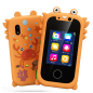 Jouet Smartphone KP08 Crabe - Écran IPS - Double Caméra Pour Enfants - Orange · Smarty Paris