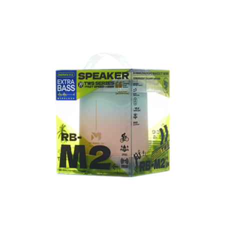 Enceinte Portable Sans Fil 1200mAh REMAX RB-M2 - 10M de distance de tr