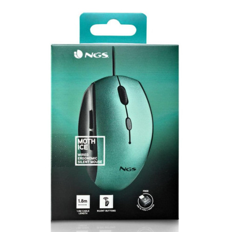 Souris Ergonomique Filaire NGS Moth Ice USB/T