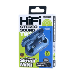 Écouteurs Sans Fil Remax TWS CozyBuds SH01 - Bleu - Audio Ref G4735 |