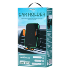 Support De Charge Sans Fil Pour Voiture Tri-axis Linkage 15W Remax RM-