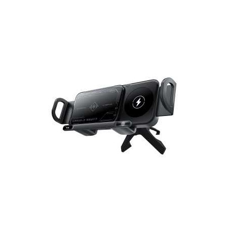 Support magnétique de téléphone pour voiture à écran pliable - Rotatio