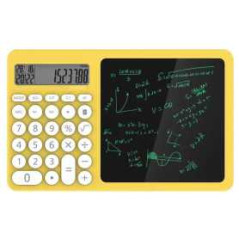 Calculatrice LCD Tablette d'écriture pour enfants - Jaune Ref G3140 |