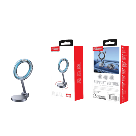 Support de Téléphone Voiture Magnétique Rotatif pour Tableau de Bord / Pare-Brise FASR FS-S26 — Accessoire · Smarty Paris 18e