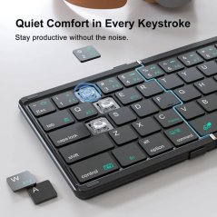 Clavier Cube Pocket Pliable Bluetooth avec Pavé Tactile Compatible avec Windows, iOS, Android -… — Accessoire · Smarty Paris 18e