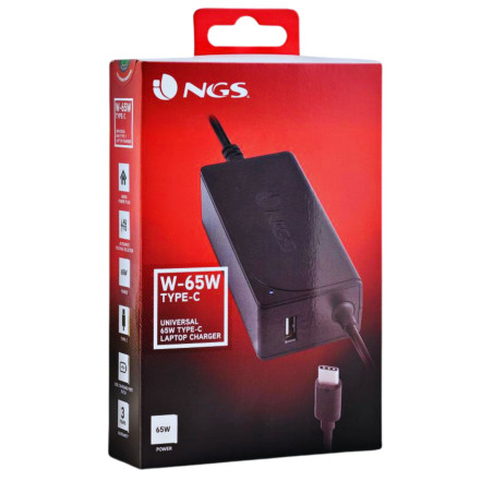 Chargeur Universel NGS 65 W Type C pour Ordin