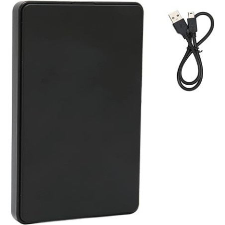 Boîtier Disque Dur Externe USB 2.0 pour Ordinateur Portable 2.5 Pouces - Noir · Smarty Paris