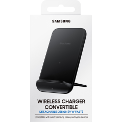 Chargeur Sans fil Vertical Samsung 9W Noir - Retail Box (Origine) — Samsung · Smarty Paris 18e
