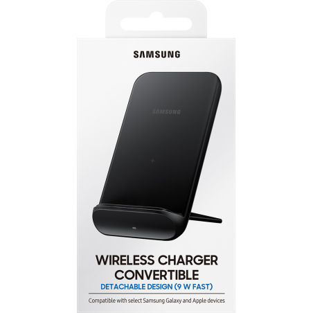 Chargeur Sans fil Vertical Samsung 9W Noir - Retail Box (Origine) — Samsung · Smarty Paris 18e