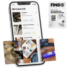 Stickers QR code - FindR Sticker Bag - Mini Q | Smarty Paris