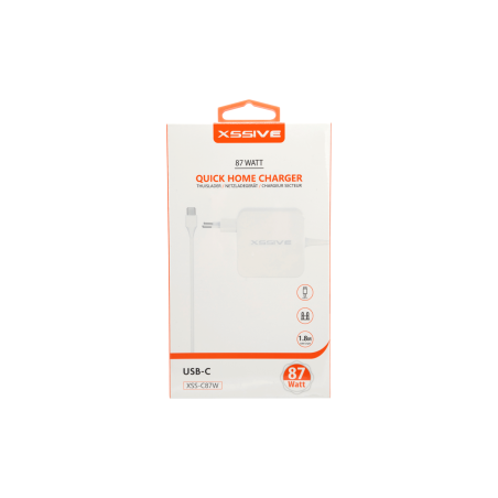 Chargeur Ordinateur USB-C 87W XSSIVE XSS-C87W - Alimentation Ref A2746