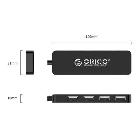 HUB USB à 4 ports (FL01) — Orico · Smarty Paris 18e