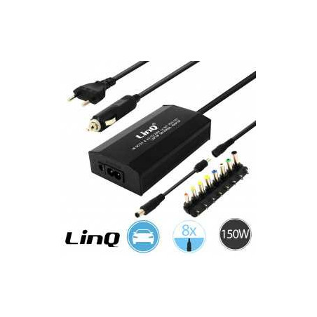 Chargeur Secteur PC Universelle 150W 12V à 24V, 8 Embouts LinQ IT-150W