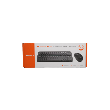 Set Clavier et Souris sans Fil XSSIVE XSS-KMSET3 - AZERTY - Noir - Ali