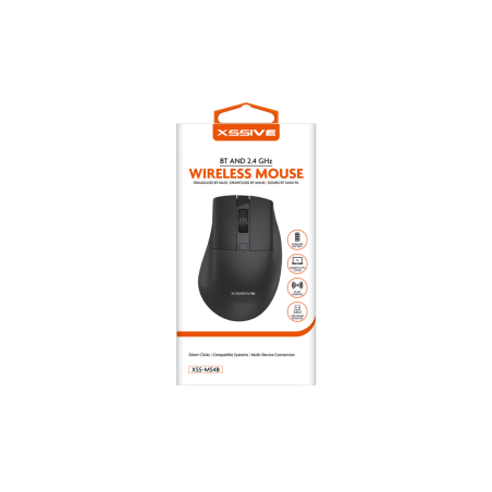 Souris sans fil XSSIVE XSS-MS4B - Noir - Alimentation Ref G4010 | Smar