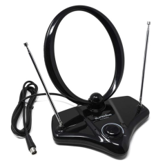 Antenne TV Intérieure – VHF / UHF / FM / alimentation AC - Superior Electronics SUPNAI001 · Smarty Paris